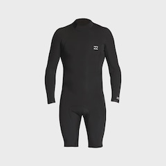 Short John Billabong Absolute 202 Back Zip Black - Masculino - Foto 2