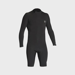 Short John Billabong Absolute 202 Back Zip Black - Masculino - Foto 3