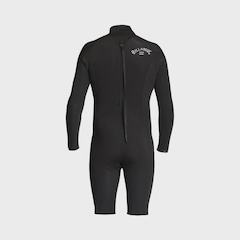 Short John Billabong Absolute 202 Back Zip Black - Masculino - Foto 4