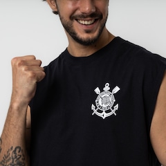 Camiseta Regata Do Corinthians Jogai Por Nós - Surf Center - Masculina - Foto 6