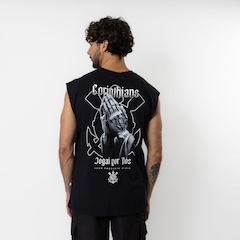 Camiseta Regata Do Corinthians Jogai Por Nós - Surf Center - Masculina - Foto 7