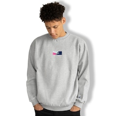 Blusão de Moletom Öus Crewneck Fili Flag Unissex - Foto 5