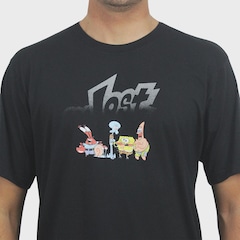 Camiseta Lost x Bob Esponja Fun Black - Masculino - Foto 2
