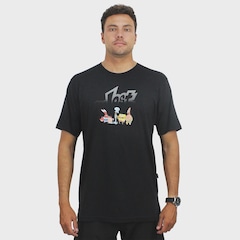 Camiseta Lost x Bob Esponja Fun Black - Masculino - Foto 3