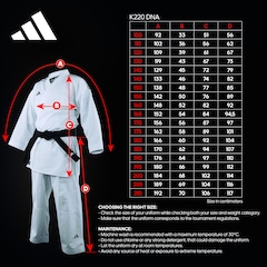 Kimono Karate Kumite adidas K220DNA WKF Approved Color - Foto 5