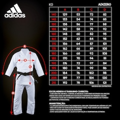 Kimono Karate adidas Adzero Kit Competition - Unissex - Foto 2