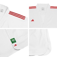 Kimono Karate adidas Adzero Kit Competition - Unissex - Foto 9