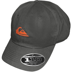 Boné Aba Curva  Quiksilver Amped Up Twill Gray - Unissex - Foto 3