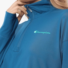 Blusão de Moletom Ziper 1/4 Champion Soft Touch Feminino - Foto 3