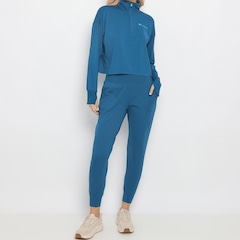 Blusão de Moletom Ziper 1/4 Champion Soft Touch Feminino - Foto 4