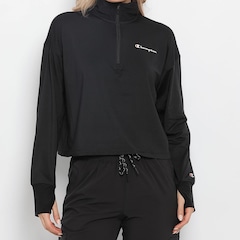 Blusão de Moletom Ziper 1/4 Champion Soft Touch Feminino - Foto 1