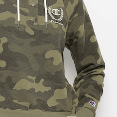 Blusão de Moletom Champion Campus Eco Fleece Snap Capuz Feminino - Foto 2