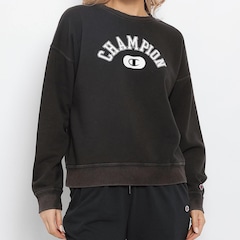Blusão de Moletom Champion Relaxed Fleece Dye Crew Feminino - Foto 1