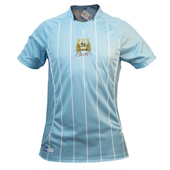 Camiseta Manchester City Retrô 2008 Símbolo Bordado RetrôMania Masculina - Foto 1