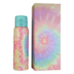 Garrafa Farm Etc Original Térmica Estampada Tie Dye 850ml - Foto 2