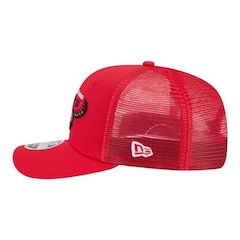 Boné New Era 970ss Atlanta Hawks Hardwood Trucker Masculino - Foto 7