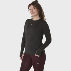 Camiseta ASICS Manga Longa Road Seamless Feminino - Foto 1