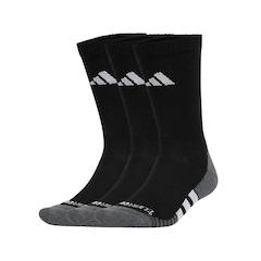 Meia Cano Médio Climacool Cushioned Crew adidas - 3 Pares - Unissex - Foto 1