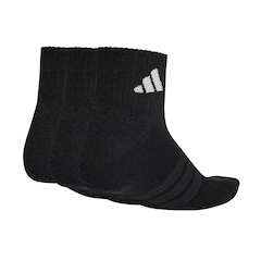 Meia Cano Médio Cushioned Ankle adidas - 3 Pares - Unissex - Foto 2