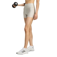 Short adidas Optime Essentials 4" Shine Feminino - Foto 1
