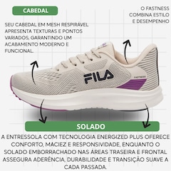 Tênis Fila Fastness E Meia - Feminino - Foto 4