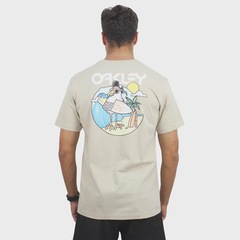 Camiseta Oakley Mad Seagull Humus - Masculina - Foto 2