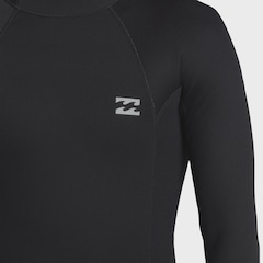 Long John Billabong Foil 302 Full Back Zip Black - Masculino - Foto 2