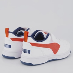 Tênis Puma Rebound V6 LO Infantil - Foto 3