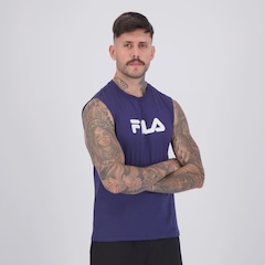 Camiseta Regata Fila Letter Masculina - Foto 2