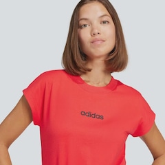 Camiseta Feminina adidas Manga Curta Logo Linear - Foto 6
