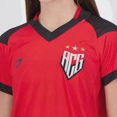 Camisa Do Atlético Goianiense Comissão 2024 Dragão Premium - FutFanatics - Feminina - Foto 5