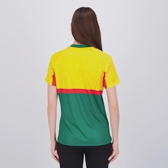 Camisa Finta Sampaio Corrêa Aquecimento 2024 - FutFanatics - Feminina - Foto 4