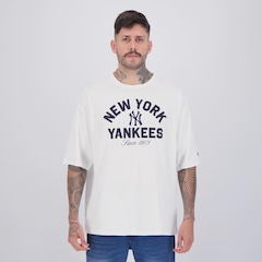 Camiseta New Era MLB New York Yankees Heritage - Masculina - Foto 1
