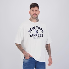 Camiseta New Era MLB New York Yankees Heritage - Masculina - Foto 2