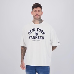 Camiseta New Era MLB New York Yankees Heritage - Masculina - Foto 3