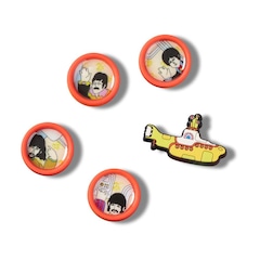 Kit Jibbitz Crocs Yellow Submarine Window Pack com 5 Peças - Foto 1