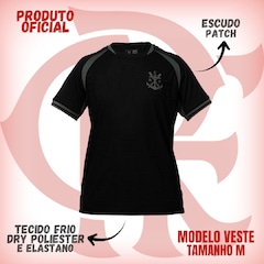Camisa do Flamengo Raglan Scored Braziline - Masculina - Foto 2