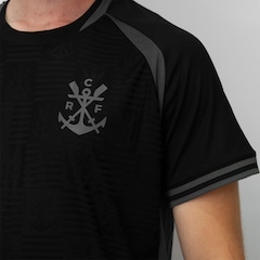 Camisa do Flamengo Raglan Scored Braziline - Masculina - Foto 4