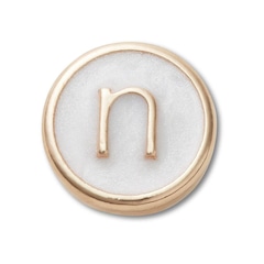 Jibbitz Crocs Letra N Pequena Perolizada - Foto 1