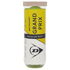 Bola de Tênis Dunlop Grand Prix Regular Duty Saibro - Tubo com 3 Unidades - Foto 1