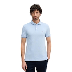 Camisa Polo Tommy Hilfiger Tipped Slim Fit Masculina - Foto 1