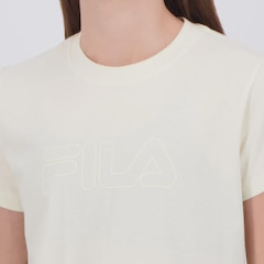 Camiseta Fila Regular Basic Outline Feminina - Foto 5