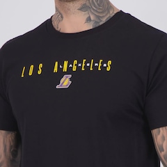 Camiseta NBA Los Angeles Lakers Spell Masculina - Foto 5