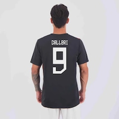 Camisa São Paulo Dry Tricolor Preta 9 Calleri Masculina - Foto 1