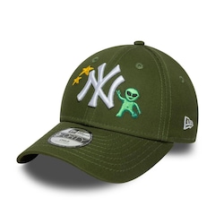 Boné New Era 9Forty New York Yankees MLB Verde Logo Infantil - Foto 1