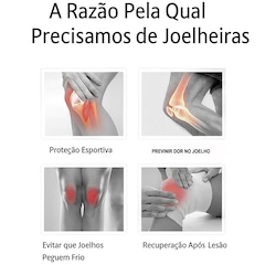 Joelheira Esportiva Gold Sports Voley Premium Pro - 1 Par - Foto 5