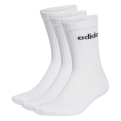 Kit Meias adidas Crew 3 Pares HT3455 - Adulto - Foto 1
