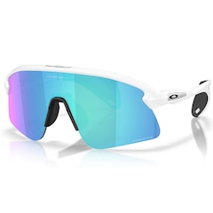 Óculos de Sol Unissex Oakley Stunt Devil S Matte White Prizm Sapphir - Foto 1