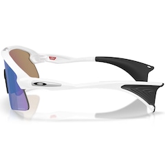 Óculos de Sol Unissex Oakley Stunt Devil S Matte White Prizm Sapphir - Foto 2