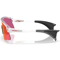 Óculos de Sol Unissex Oakley Stunt Devil S Matte Clear Prizm Field - Foto 2